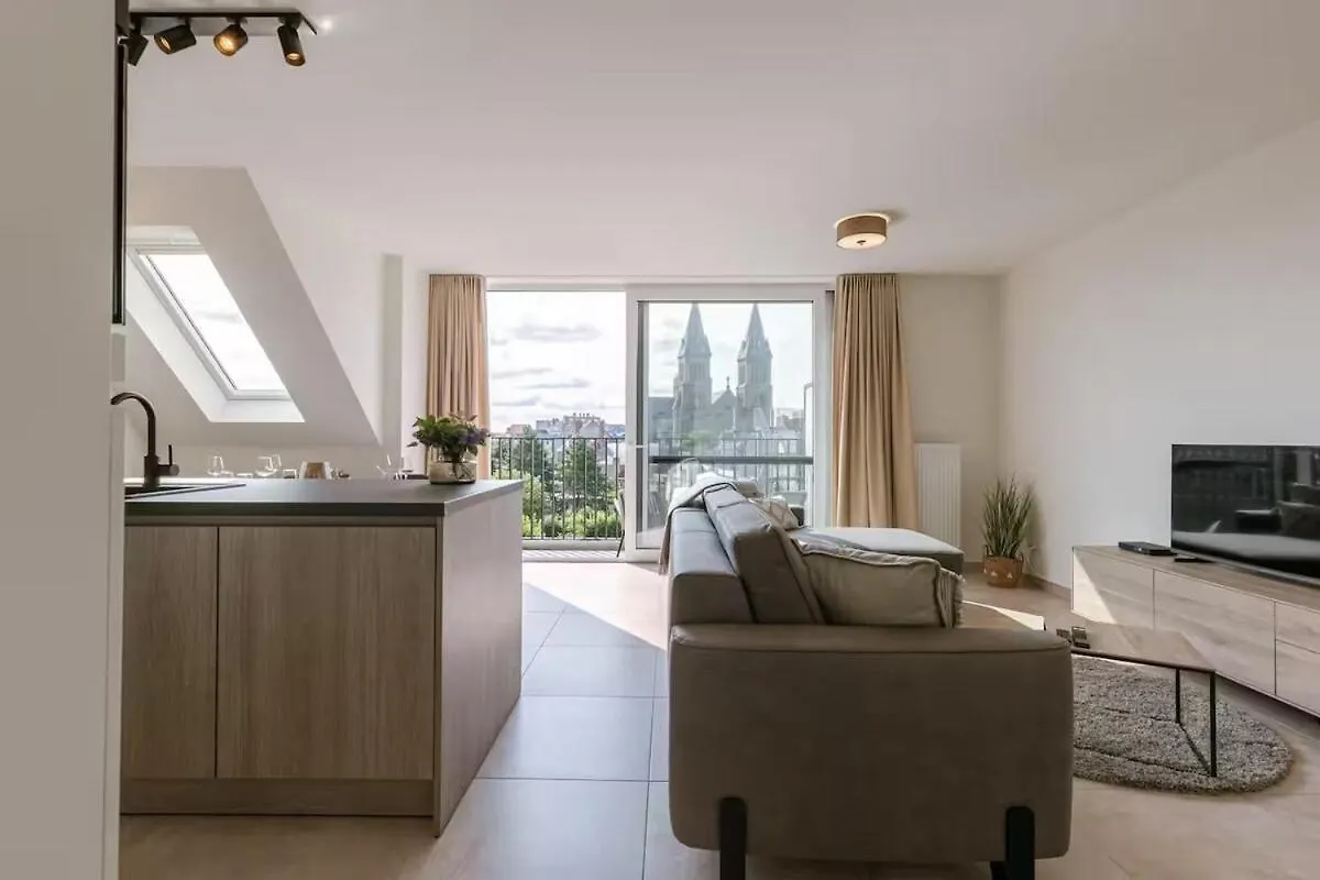 Ruime, Luxe Duplex Penthouse Met 3 Slaapkamer Ostend 0*,